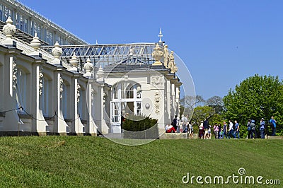 The Temperate House at Kew Botanical Gardens in London Uk Editorial Stock Photo