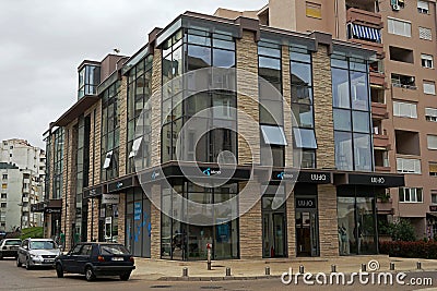 Building of the office of Telenor mobile operator Editorial Stock Photo