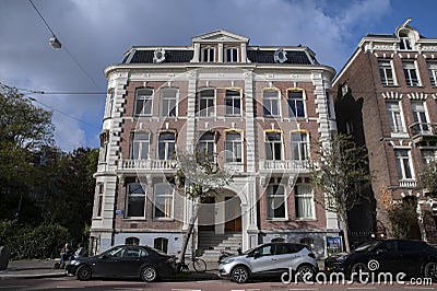 Building At The Plantage Kerklaan At Amsterdam The Netherlands 2-11-2022 Editorial Stock Photo