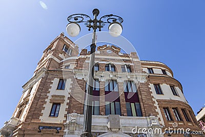 Building post office, It was constructed in 1925, next to the Ce Editorial Stock Photo