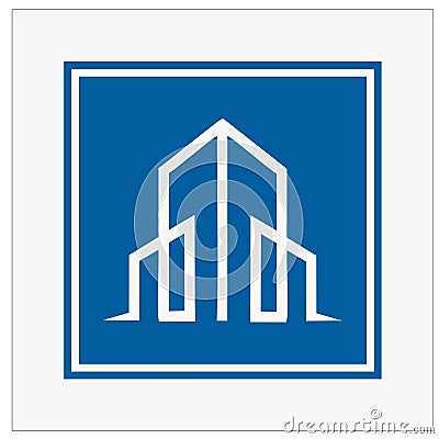 Building, real estatehome and Construction Logo and Vector Design Vector Illustration