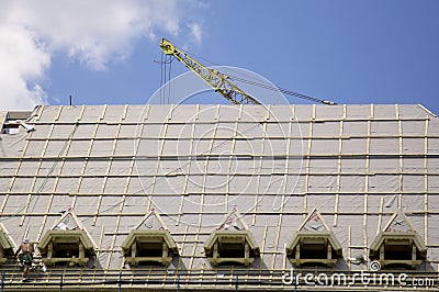 Building roof Stock Photo