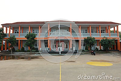 building school of smk tri mitra kotabaru 25 feb 2022 Editorial Stock Photo