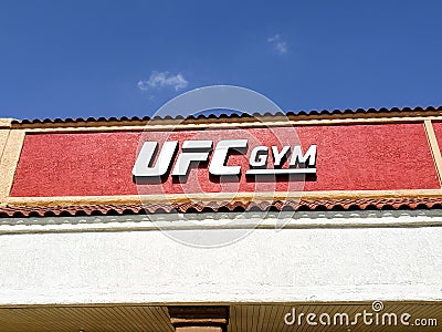UFC Gym sign Editorial Stock Photo