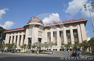 Building of The State Bank of Viet Nam Editorial Stock Photo