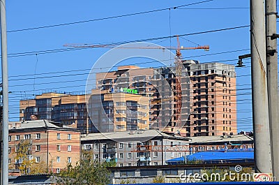 A building under construction Editorial Stock Photo