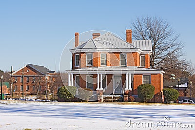 Building on a university campus Stock Photo