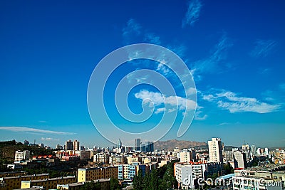 Building at Urumqi City Stock Photo