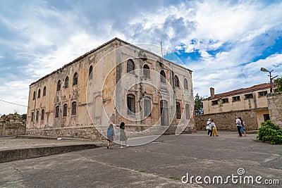 Building used as reform scholl cocuk islahevi in Sinop Fortress Prison Editorial Stock Photo