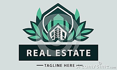 Building Your Identity with Memorable Home Logos in Real Estate. Vector Illustration