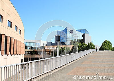 Buildings of Messe Essen in Germany Editorial Stock Photo