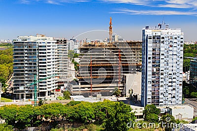 Buildings under construction Editorial Stock Photo