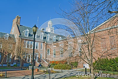 Buildings on a university campus Stock Photo