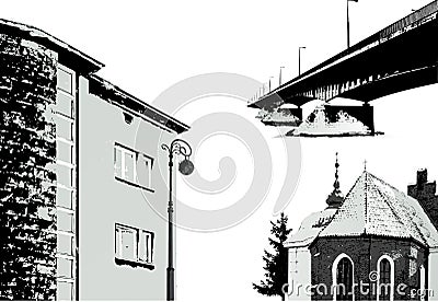 Buildings - vector set Vector Illustration