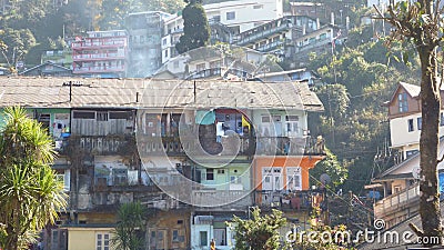 Darjeeling rural town Editorial Stock Photo