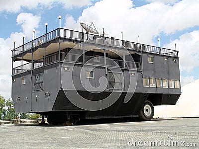 UAE: Historic pic (2009) of world's largest five-storey caravan Editorial Stock Photo