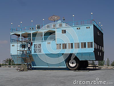 UAE: Historic pic (2007) of world's largest five-storey caravan Editorial Stock Photo