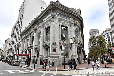 Union Trust Company of San Francisco building, 3. Editorial Stock Photo