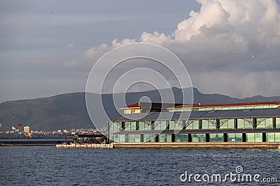 Historic Konak Pier in Ä°zmir, Turkey.2018 Editorial Stock Photo