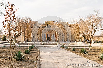Bukhara, Uzbekistan. December 2021. Bolo House Mosque Editorial Stock Photo