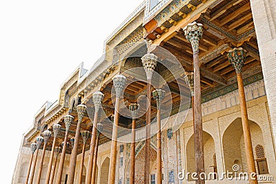 Bukhara, Uzbekistan. December 2021. Bolo House Mosque Editorial Stock Photo