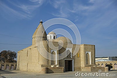 Chashma Ayub Mausoleum in Bukhara, Uzbekistan Editorial Stock Photo