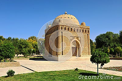 Bukhara, Uzbekistan: Samani Ismail mausoleum Stock Photo