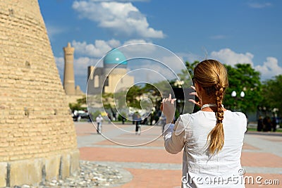 Bukhara, Uzbekistan, Silk Route Stock Photo