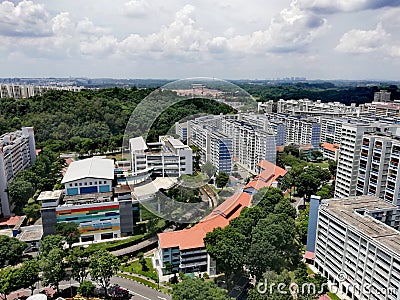 Bukit Gombak housing estate Stock Photo