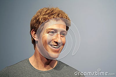 Mark Elliot Zuckerberg, business magnate, entrepreneur and philanthropist Editorial Stock Photo