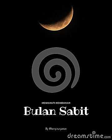 Bulan sabitðŸ˜ðŸ“¸ . . Stock Photo