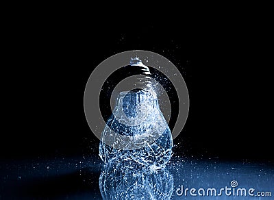 Bulb explosion Stock Photo