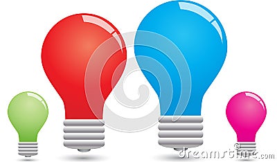 Bulb family Vector Illustration