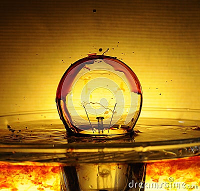 Bulb Fiction Stock Photo