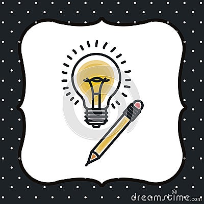 Bulb light icon design Vector Illustration