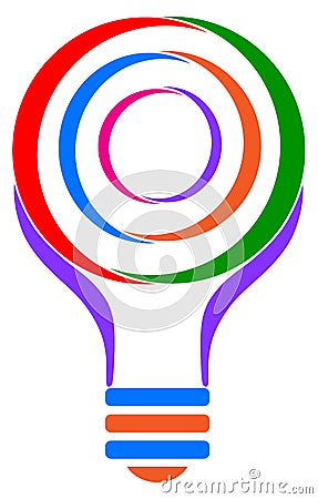 Bulb logo Vector Illustration