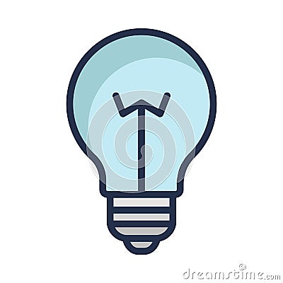 Bulb Vector icon which can easily modify or edit Vector Illustration