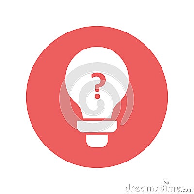 Bulb Vector icon which can easily modify or edit Vector Illustration