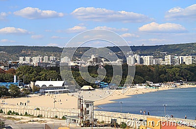 Bulgaria: Varna and Varna Beach Editorial Stock Photo