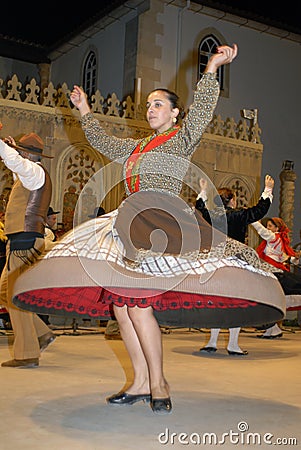 Bulgaria musical dance group Editorial Stock Photo