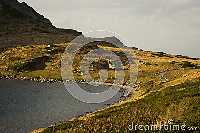 Bulgaria, National Rila park, lake in the mountains Stock Photo