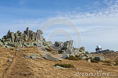 National weather station and observatory Stock Photo