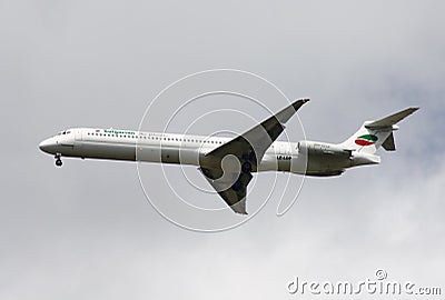 Bulgarian Air Charter McDonnell Douglas MD-82 Editorial Stock Photo