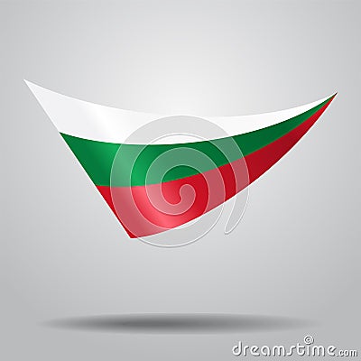Bulgarian flag background. Vector illustration. Vector Illustration