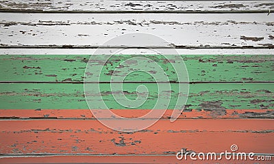 Bulgarian flag Stock Photo