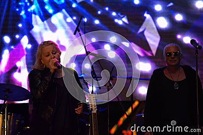 Bulgarian singers live concert Editorial Stock Photo