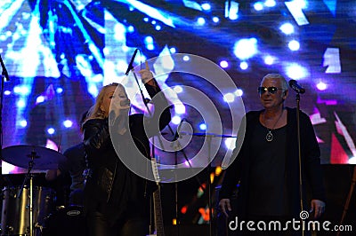 Bulgarian singers live concert Editorial Stock Photo