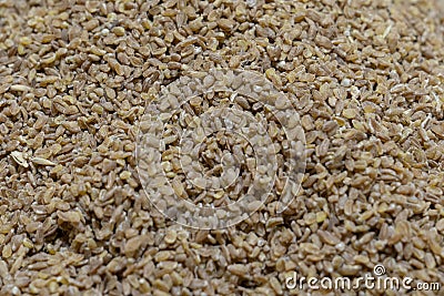 Bulgur wheat background. Cartoon Illustration