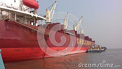 Bulk carrier Editorial Stock Photo