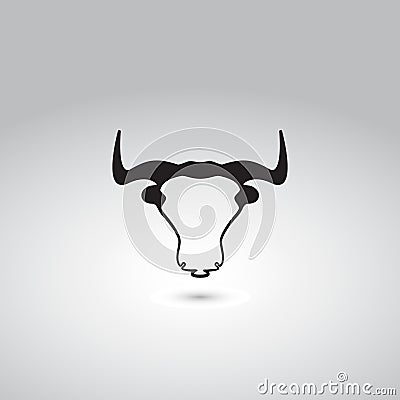 Bull head symbol Vector Illustration